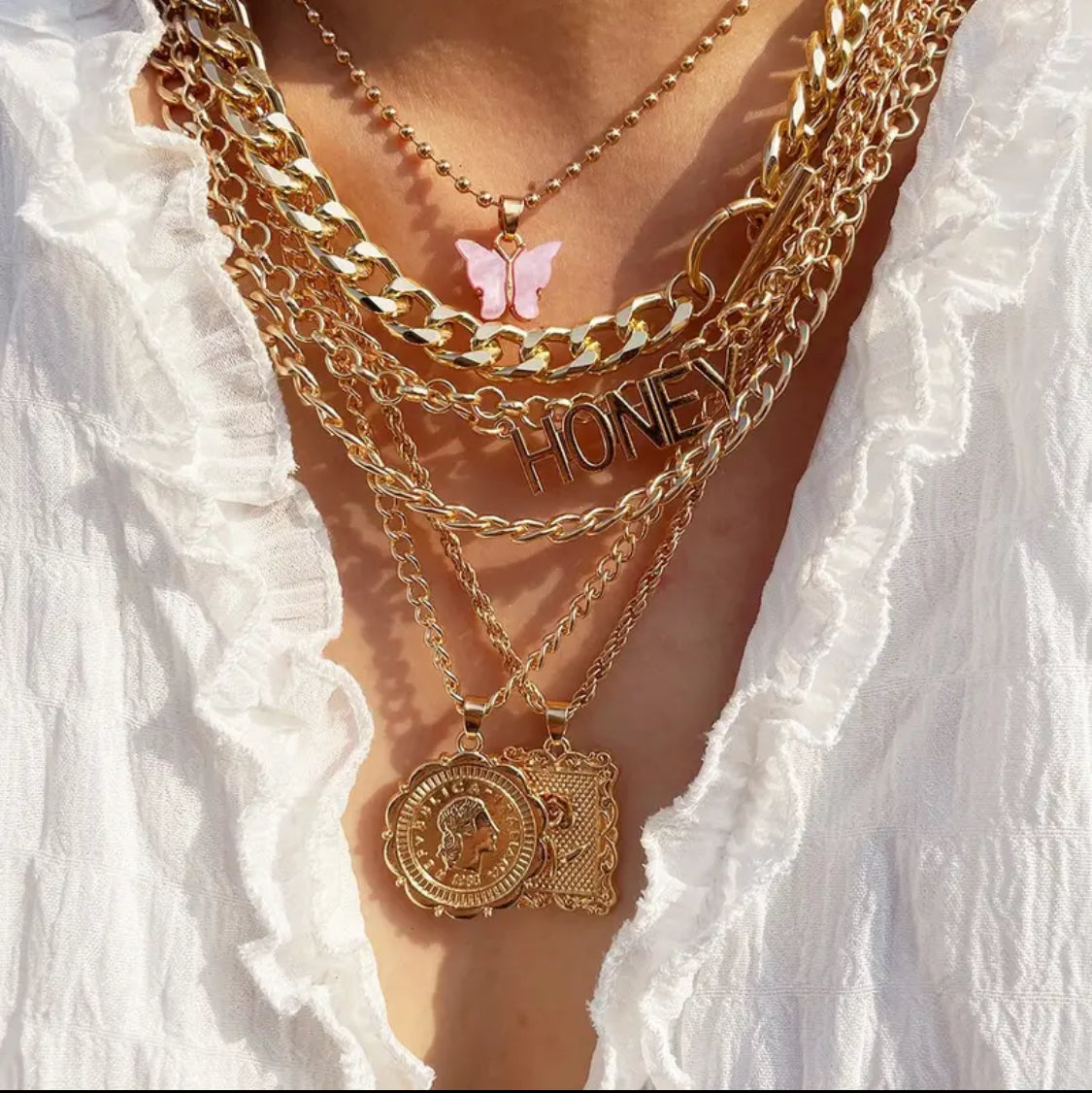 Vintage VII Layered Necklaces