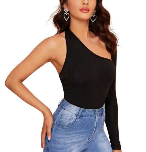 That`s What I Like-One Shoulder Bodysuit