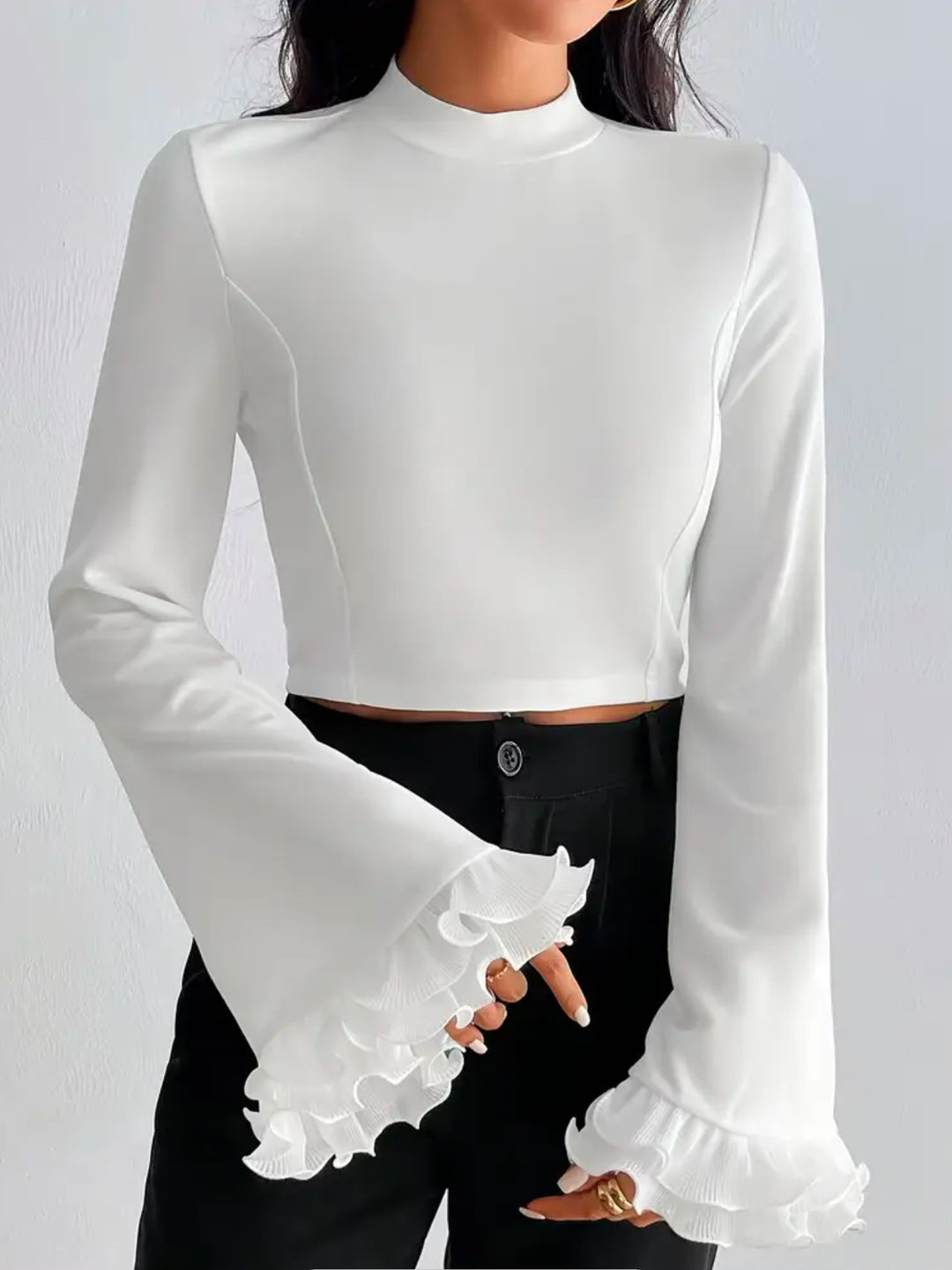 Charlee-Perfect Flare Sleeve Top