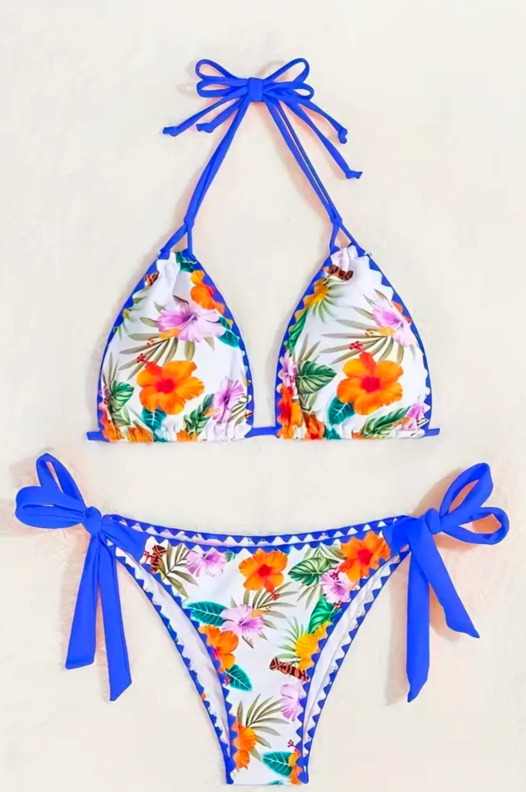 Wynter Rose-Floral Halter 2-Piece Bikini