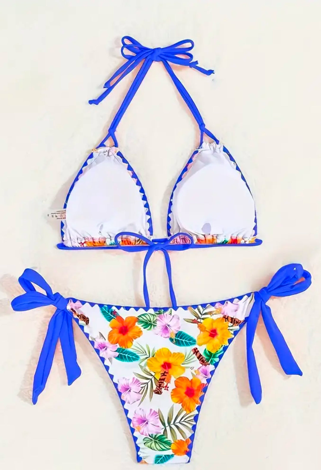 Wynter Rose-Floral Halter 2-Piece Bikini