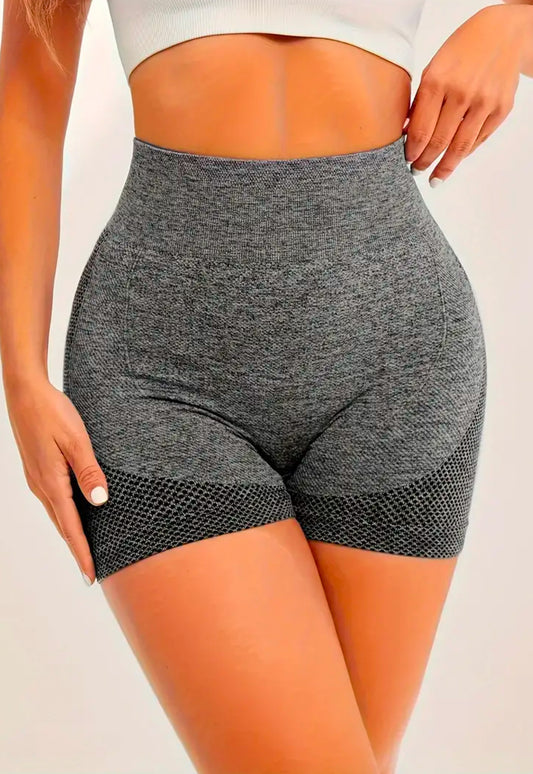 high waist yoga shorts