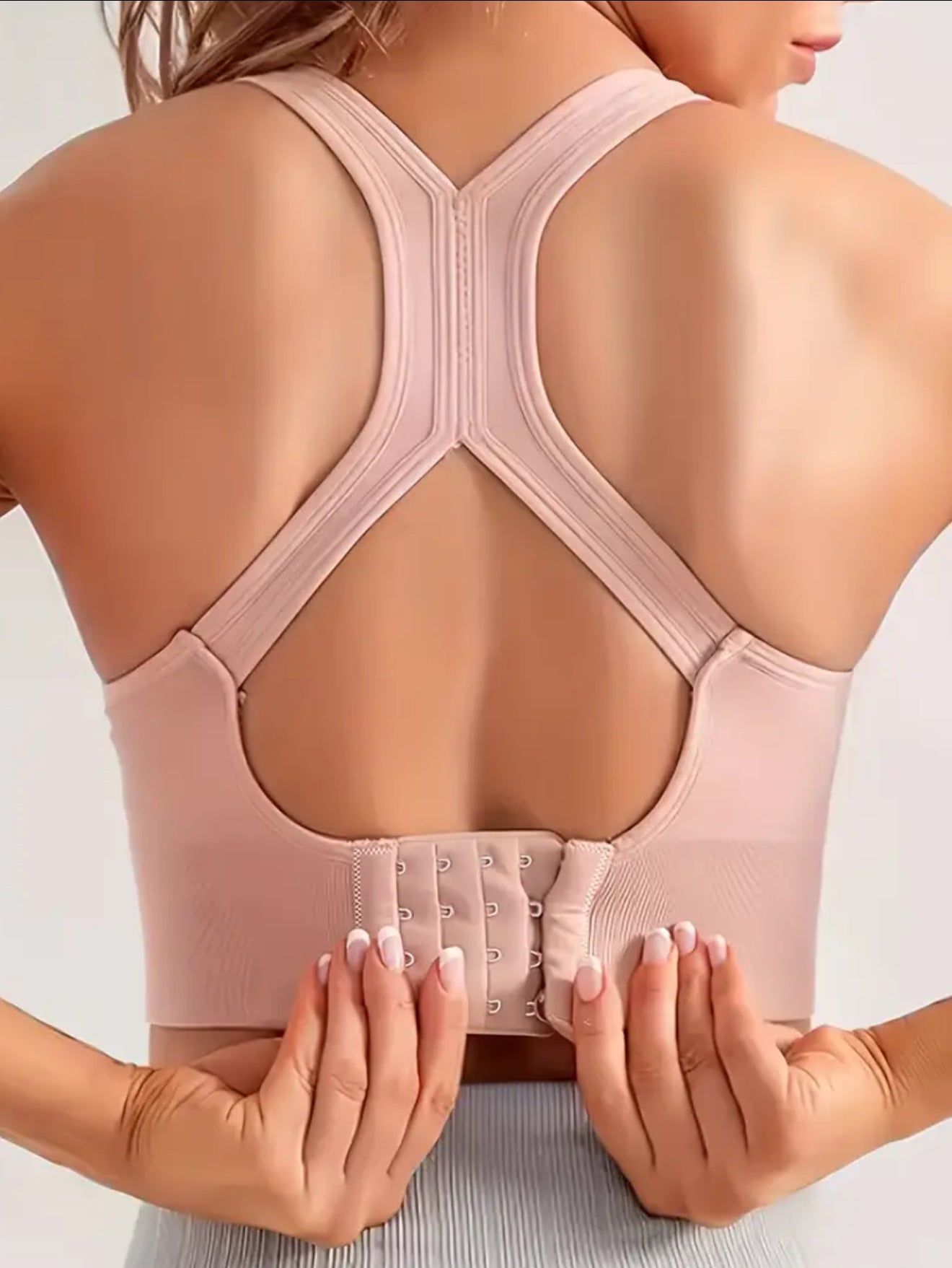She’s Flexin-Full Coverage Cross Strap Sports Bra
