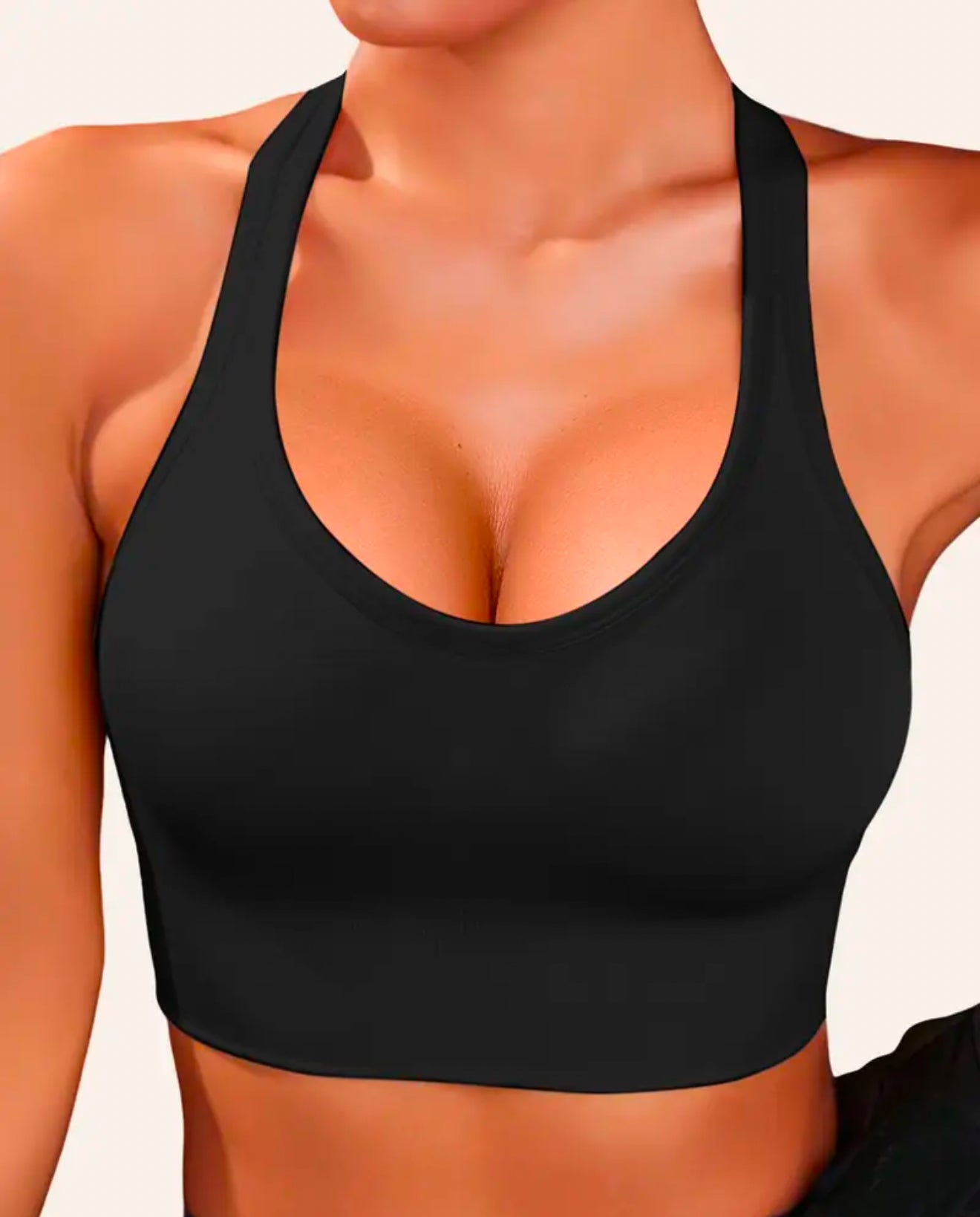 She’s Flexin-Full Coverage Cross Strap Sports Bra