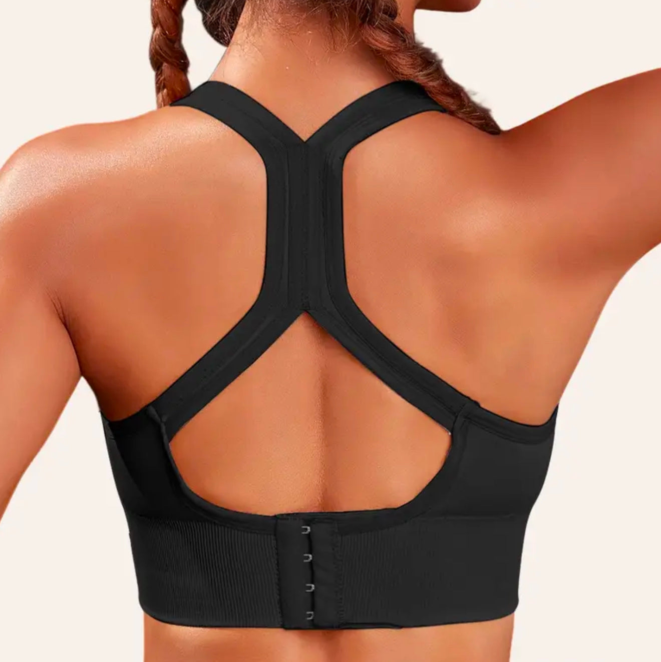 She’s Flexin-Full Coverage Cross Strap Sports Bra