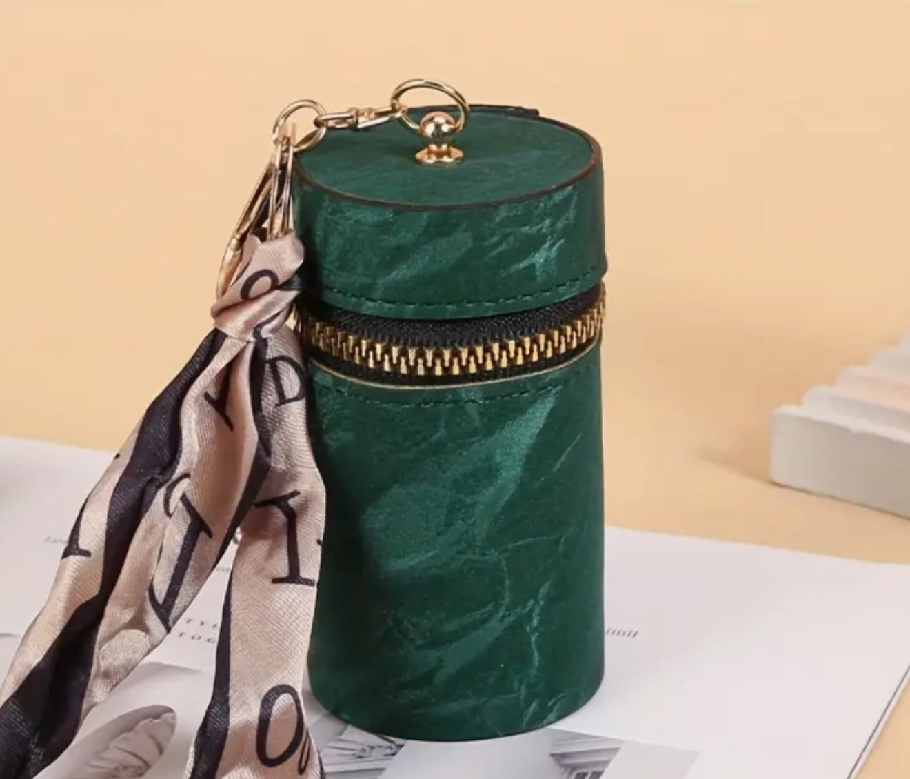 Mini purse with scarf