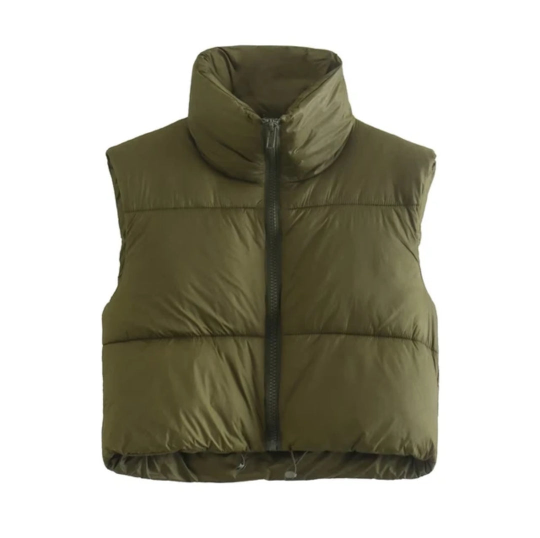 What`s The Tea-Fashion Puffer Vest