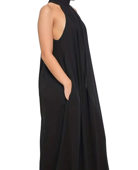 Luna Sky-Wide Leg, Rouched Jumpsuit