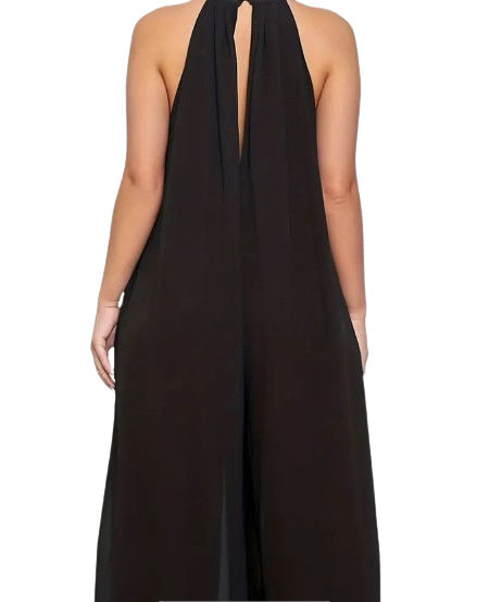 Luna Sky-Wide Leg, Rouched Jumpsuit