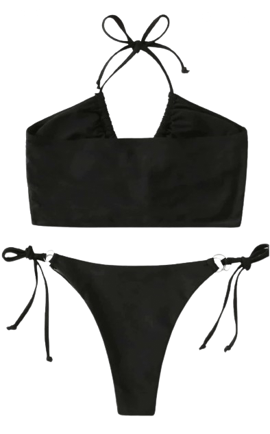 Maren-Stay Focused 2-Piece Halter Bikini